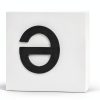 Microscope Slide EISCO BS18003 Transparent Glass Single Slide Letter e-0