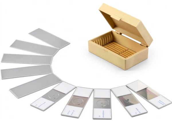 Microscope Slide Set PB10 United Scope 10 Piece Cedar Oil-0