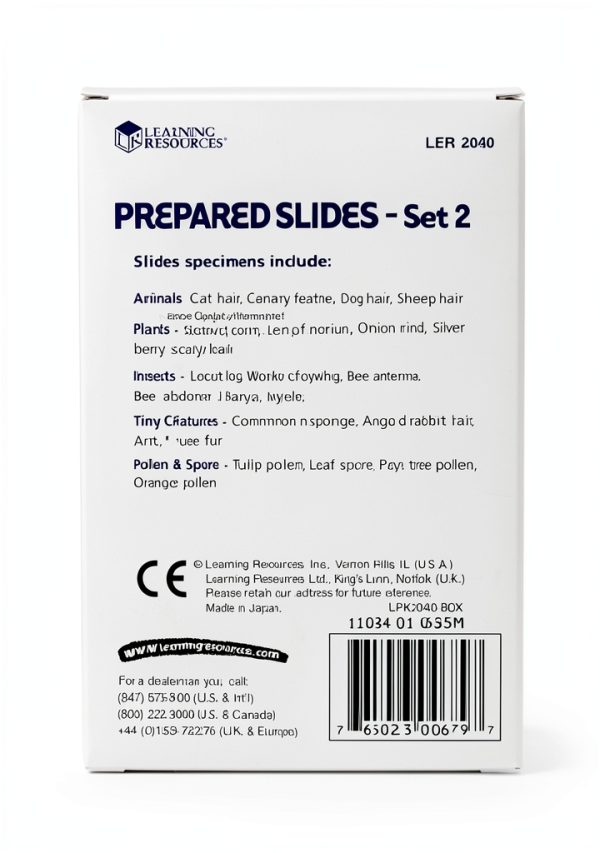 Learning Resources Prepared Slides Combo Set, 48 Specimens, Multi-3