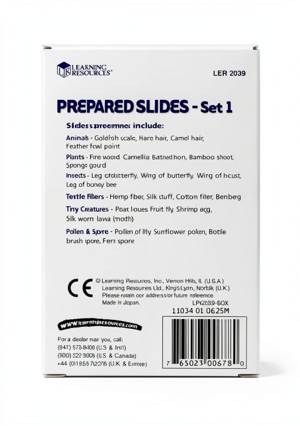 Learning Resources Prepared Slides Combo Set, 48 Specimens, Multi-1