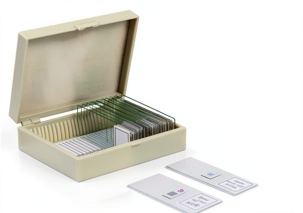 Vision Scientific VSH127 Hair Type Slide Set 9 Pack Slip Sealed Case-1