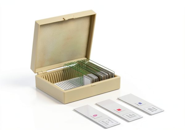 Vision Scientific VSH127 Hair Type Slide Set 9 Pack Slip Sealed Case-0