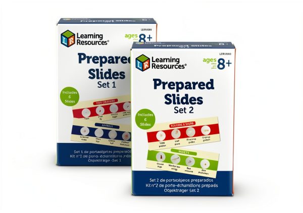 Learning Resources Prepared Slides Combo Set, 48 Specimens, Multi-2