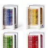 48 Prepared Microscope Slides Set, Animal Plant Fruit Vegetable Specimens for Kids Students, Biology STEM Science Learning Home School Education Resource(MS-01)-1